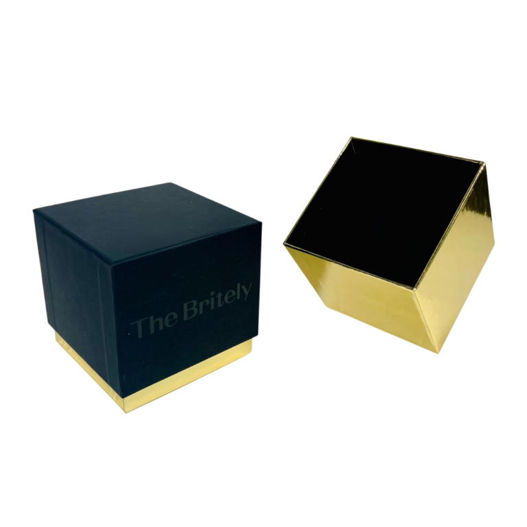 Rigid Box Packaging, Gold Foil