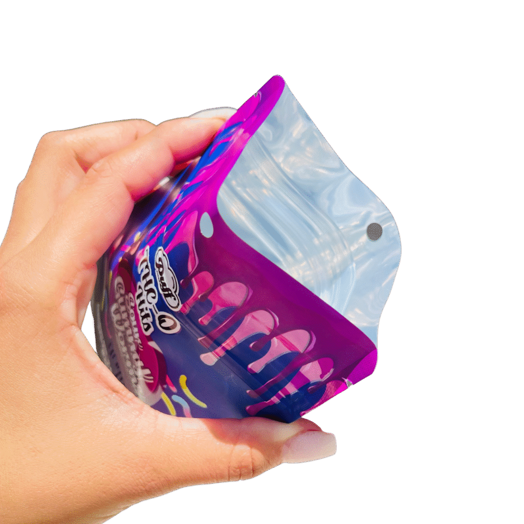 Puff THC Hits Mylar Bag - Interior