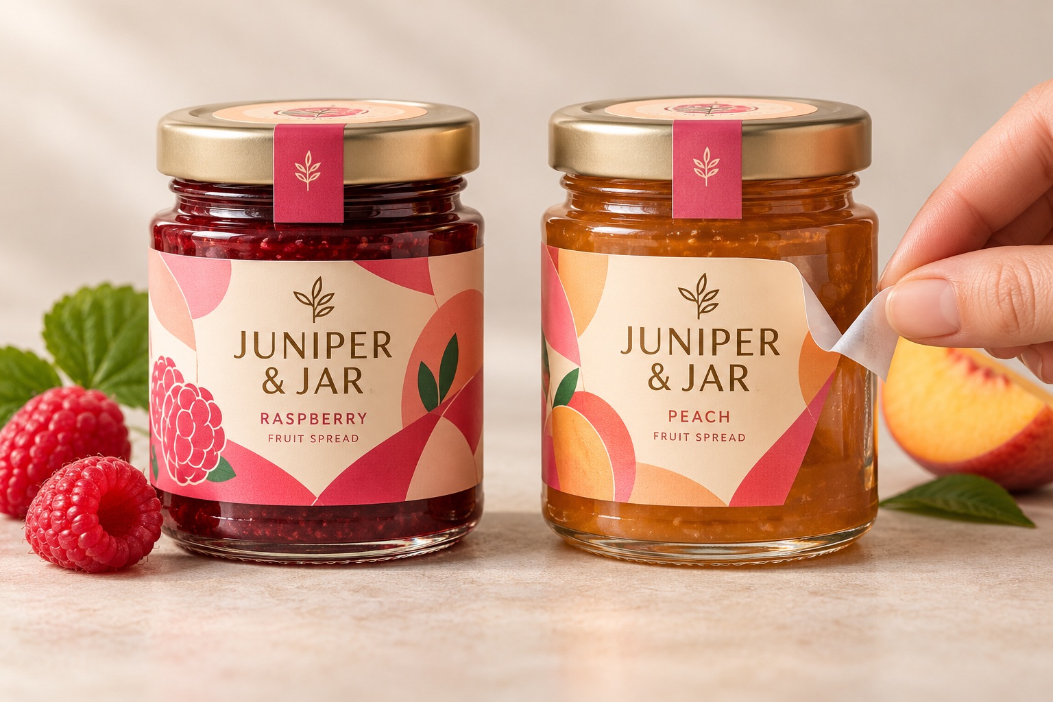 Illustrative packaging concept: Permanent vs. Removable Labels for Product Packaging