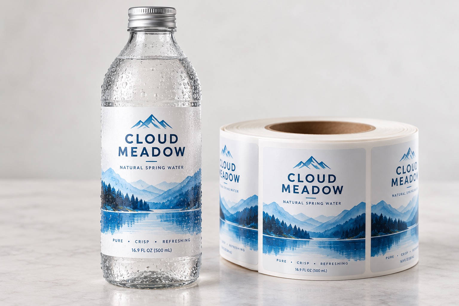 Illustrative packaging concept: Cold-Application Labels: Refrigerated Container Planning