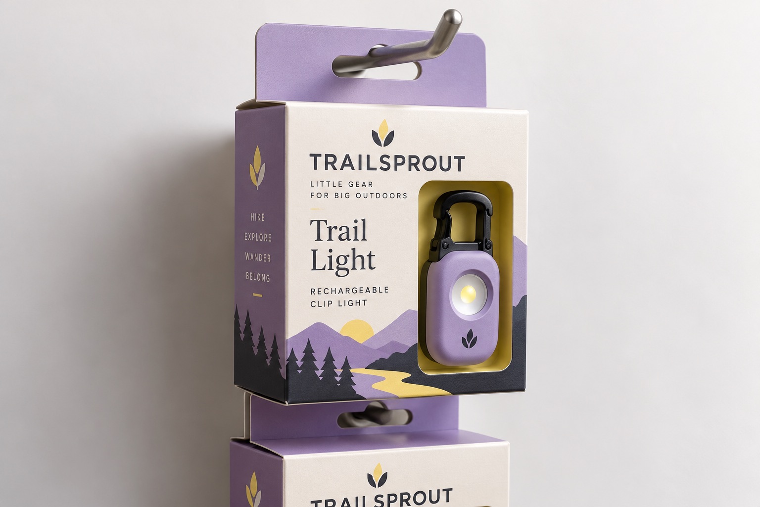 Illustrative packaging concept: Hang-Tab Folding Cartons for Retail Display