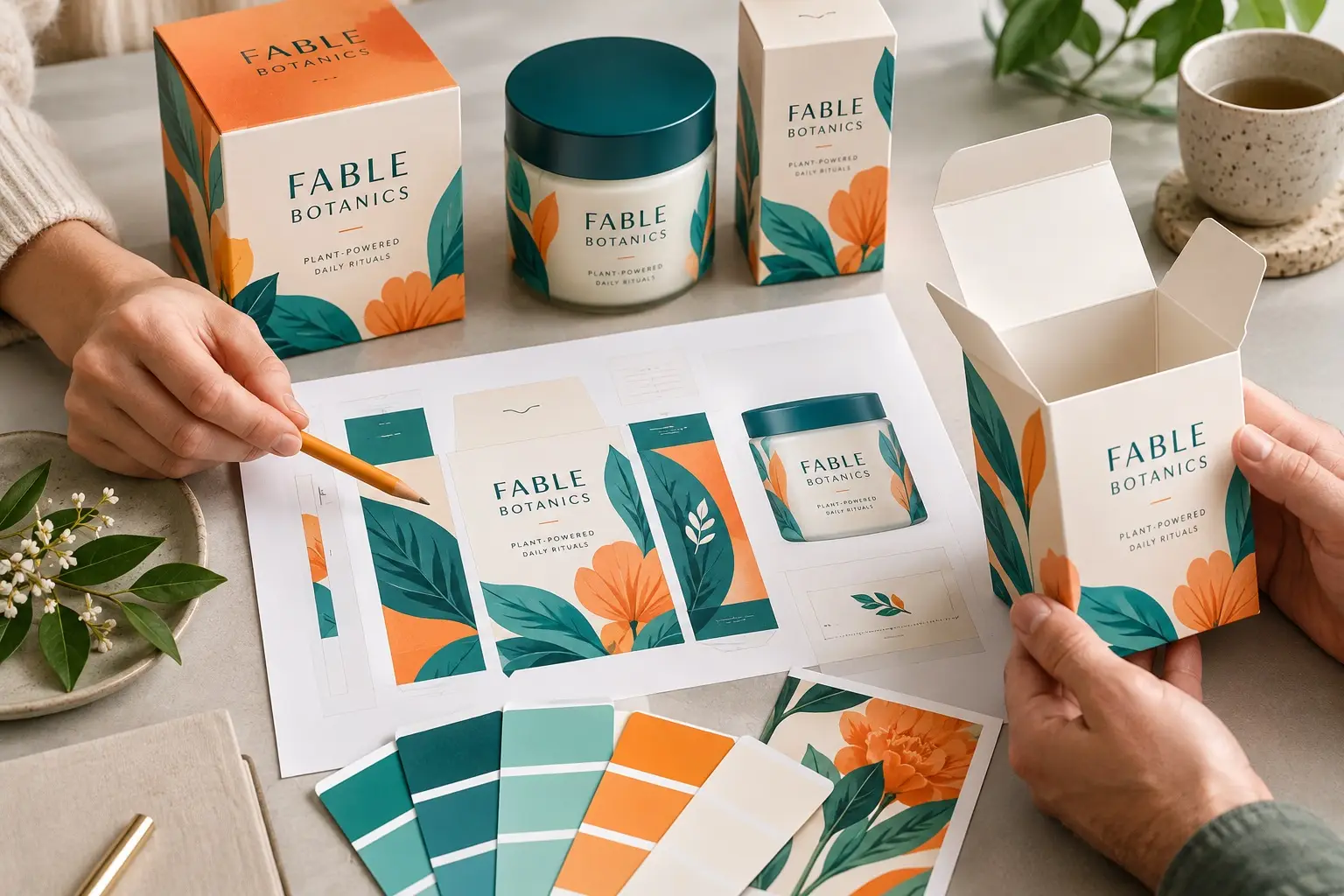 Illustrative packaging concept: Packaging Approval Between Brands, Designers, and Co-Packers